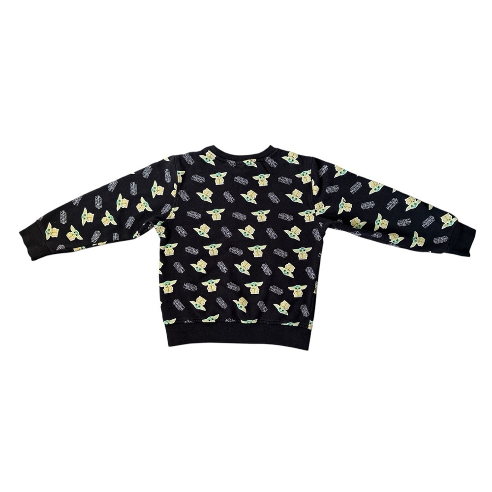Star Wars Black Sweatshirt with Grogu/Yoda - Picture 3 of 6